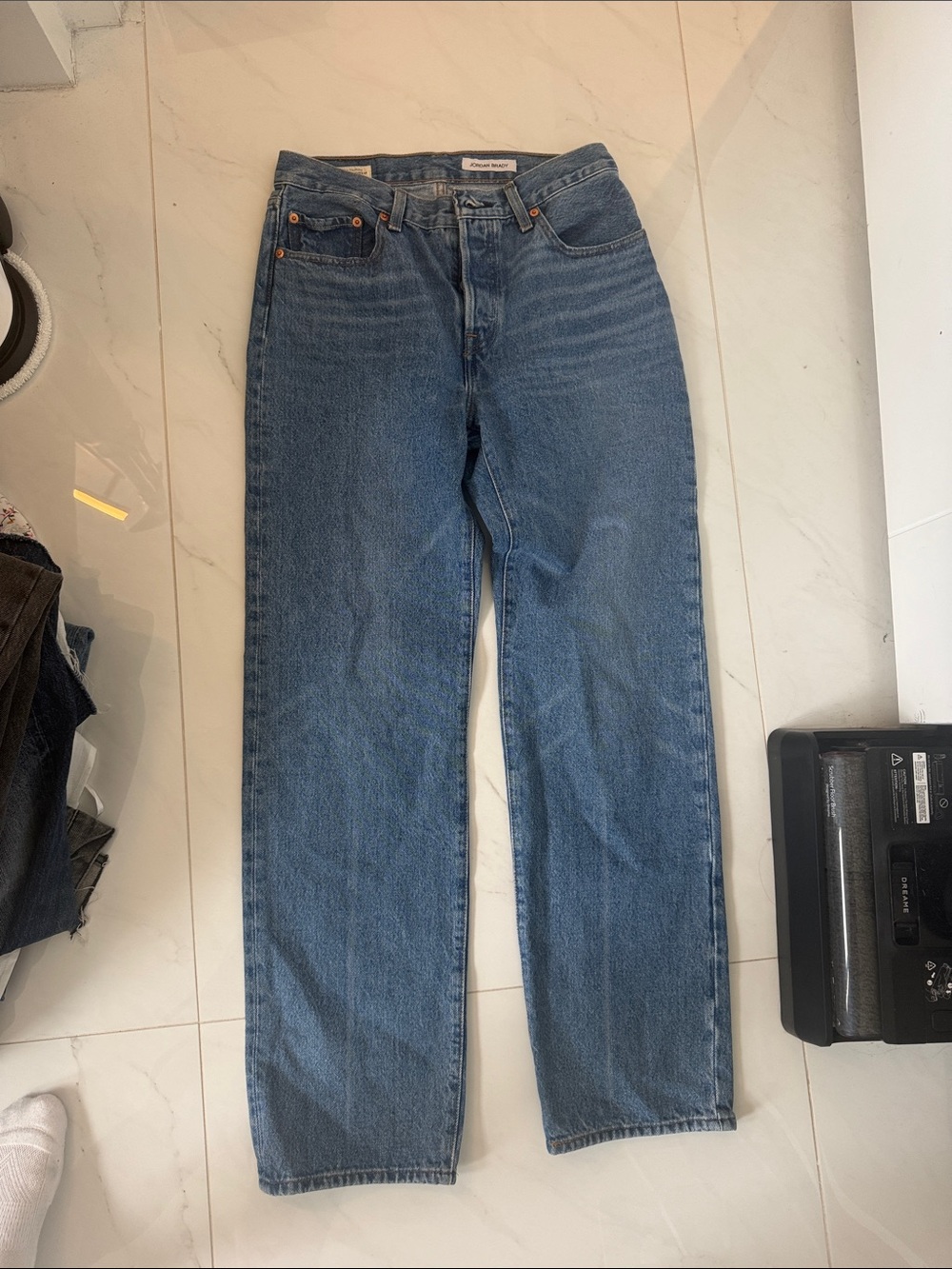 Levi's Women’s Classic Blue Straight-Leg Jeans 501